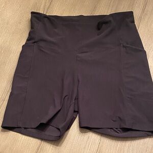High-Waisted Black Women's Shorts